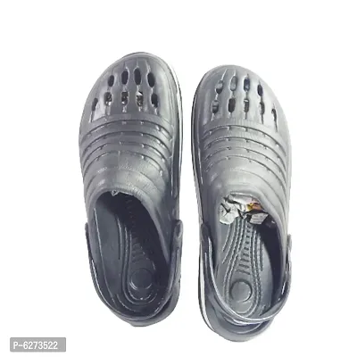 Stylish EVA Grey Solid Crocs For Men-thumb0