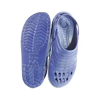 Stylish EVA Blue Solid Crocs For Men-thumb1