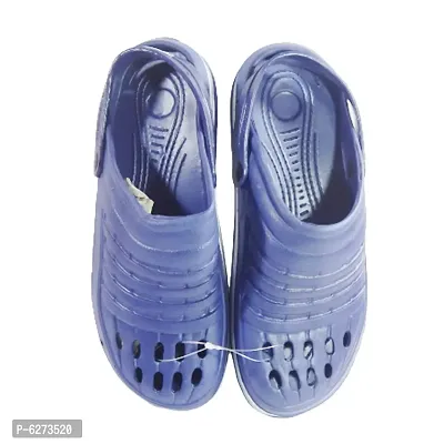 Stylish EVA Blue Solid Crocs For Men-thumb0