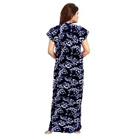 HOMEZILLA Women's Cotton Printed Maxi Nighty, ( Pack of 2, XXL) Multicolour-thumb2