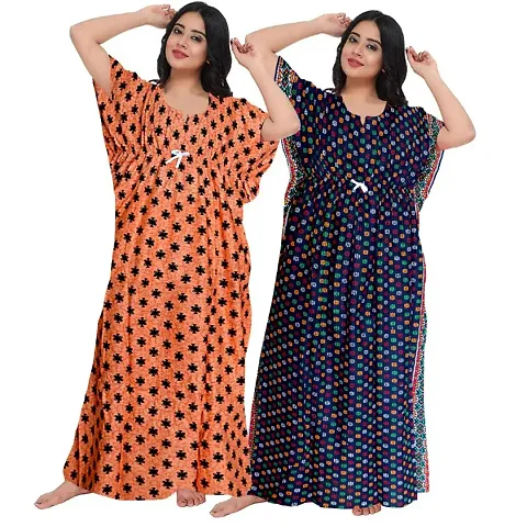 Elegant Nighties For Women Pack Of 2