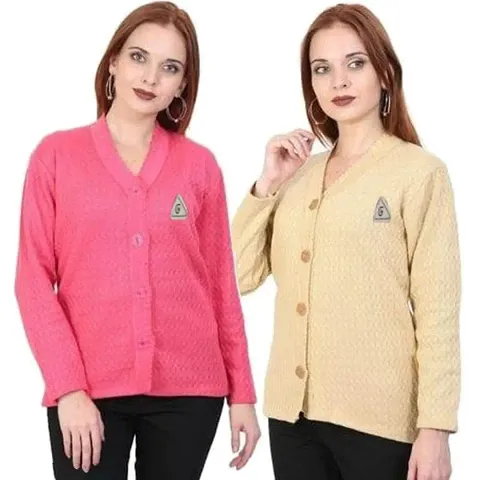 Trendy Casual wear V neck Sweater Combo of 2