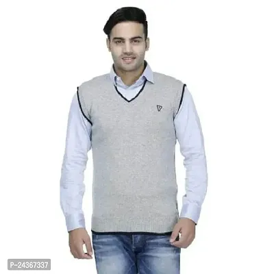 Classy Regular Fit Wool Solid Sweaters for Men