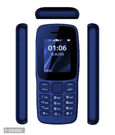 I KALL K100 Keypad Mobile (BLUE) With one year warranty-thumb0