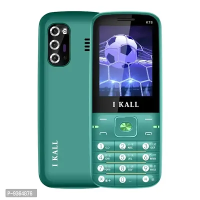 IKALL K78 Keypad Mobile (2.4 Inch Display) (Green) With one year warranty-thumb0