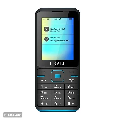 IKALL K37 Keypad Mobile with King Talking and Contact icon (2.4 Inch Display, Dual Sim, Auto Call Recording) (Blue)-thumb0