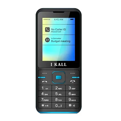 IKALL K37 Keypad Mobile with King Talking and Contact icon (2.4 Inch Display, Dual Sim, Auto Call Recording) (Blue)