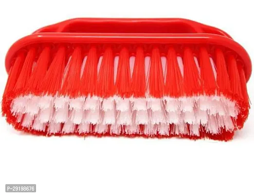 Cloth Washing Soft Bristles Brush for Cleaning Clothes | Laundry Scrub Brush with Handle for Multipurpose Household Cleaning Brush ndash; Pack of 1 (Multicolor)