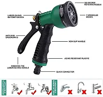 Water Spray Gun for Gardening, Flower, Plant, and Lawn Watering, and Bike Car Washing Portable Power Sprayer Garden Hose Nozzle Pipe Connector-thumb4