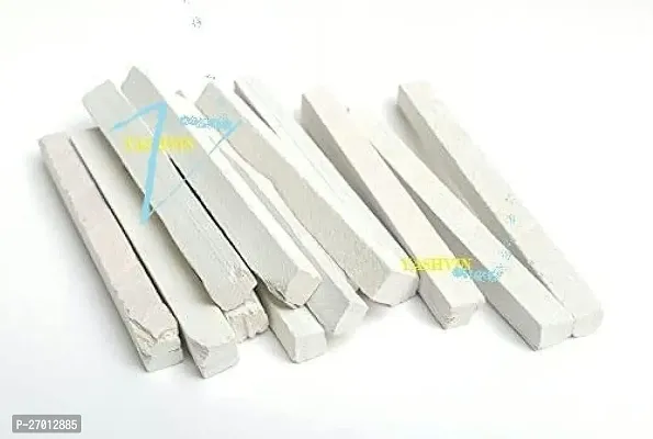 Natural Earthy Slate/Saleti Pencil Natural Limestone Slate Chalk Pencil - Pack of 40 PCS (Saleti Chalk)-thumb0