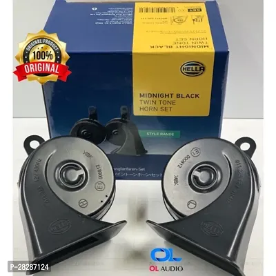 Cpa Hella Midnight Black Twin Horn Set 12V, 410/490Hz