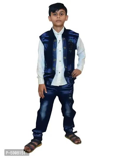 Boys Denim Party Wear Dress