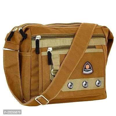 Stylish Canvas Messenger Bag For Men-thumb0