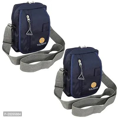Stylish Canvas Messenger Bag For Men Pack Of 2-thumb0