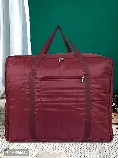 Blanket and Cloth Storage Bag (Jumbo Size) (Maroon)-thumb0