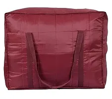 Blanket and Cloth Storage Bag (Jumbo Size) (Maroon)-thumb1