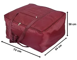 Blanket and Cloth Storage Bag (Jumbo Size) (Maroon)-thumb2
