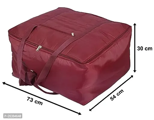 Blanket and Cloth Storage Bag (Jumbo Size) (Maroon)-thumb3