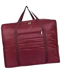 Blanket and Cloth Storage Bag (Jumbo Size) (Red)-thumb2