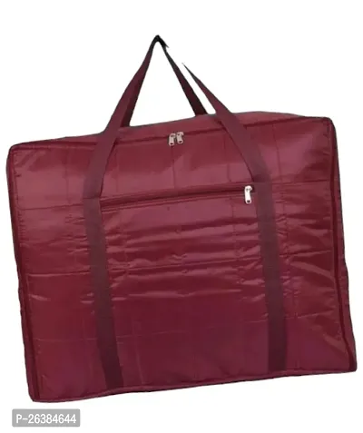 Blanket and Cloth Storage Bag (Jumbo Size) (Red)-thumb3