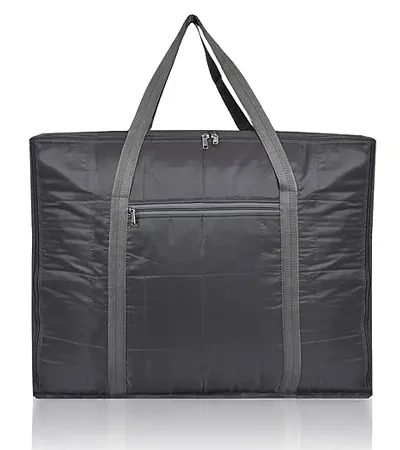 Nadaun Jumbo Storage Bag Cloth Organiser Blanket Storage Bag Kambal Storage Bag - Black