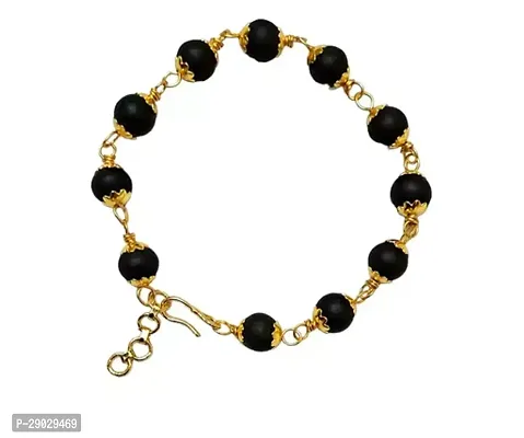 Elegant Black Plastic Agate Bracelets For Women-thumb0