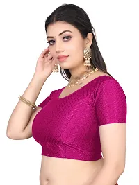 Reliable Pink Cotton Stitched Blouses For Women-thumb3
