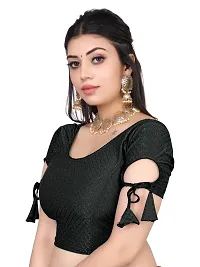 Reliable Black Lycra Stitched Blouses For Women-thumb3