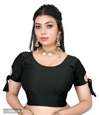 Reliable Black Lycra Stitched Blouses For Women