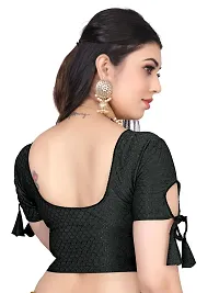 Reliable Black Lycra Stitched Blouses For Women-thumb1