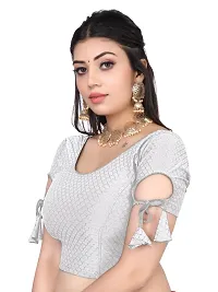 Reliable White Lycra Stitched Blouses For Women-thumb4