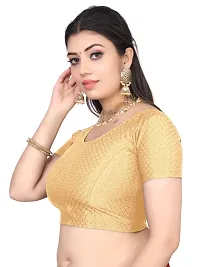 Reliable Golden Cotton Stitched Blouses For Women-thumb4