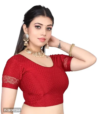 Trendy Cotton Blend Solid Stitched Blouse For Women-thumb3