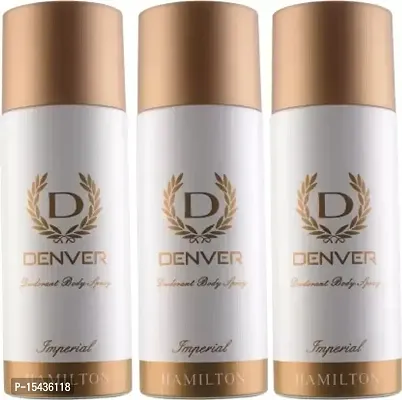 DENVER Imperial 50 Ml Combo Deodorant Spray - For Men  (150 ml, Pack of 3)-thumb0