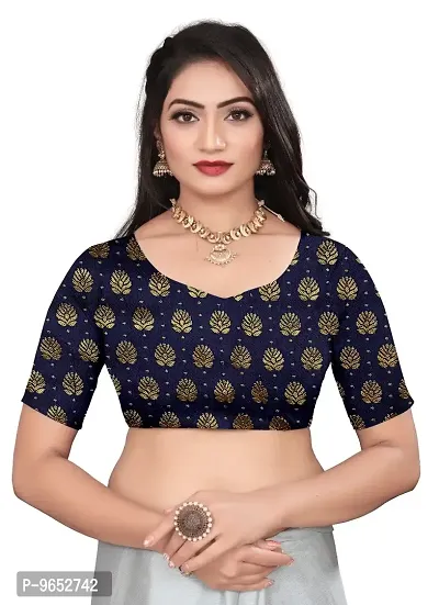 Stylish Fancy Jacquard Unstitched Blouses For Women