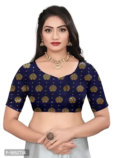 Stylish Fancy Jacquard Unstitched Blouses For Women