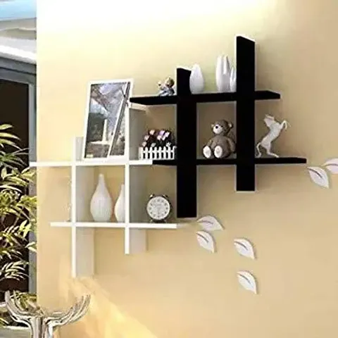 Designed Hashtag Floating Wall Mount Shelf Display Shelves Storage Organizer for Wall Decor