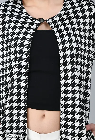 Stylish Multicoloured Polyester Shrugs For Women-thumb4