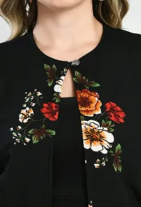 Stylish Multicoloured Polyester Shrugs For Women-thumb2
