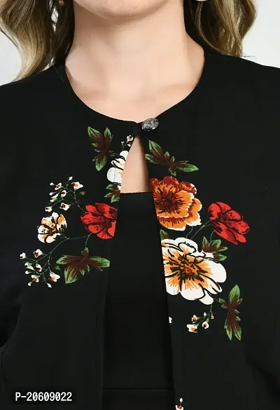 Stylish Multicoloured Polyester Shrugs For Women-thumb3