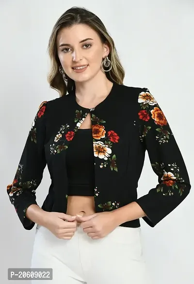 Stylish Multicoloured Polyester Shrugs For Women-thumb4