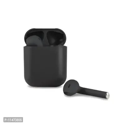 Tws i12 Black Bluetooth headset True Wireless Bluetooth Headset  (Black, True Wireless)