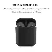 v5.0 Earbuds Sensor Touch with Portable Charging Case Bluetooth Headset  (Black, True Wireless)-thumb3