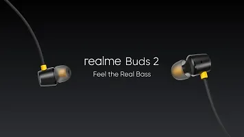 Black Wired Realme Buds 2 Earphone-thumb3