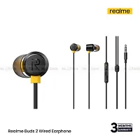 Black Wired Realme Buds 2 Earphone-thumb2