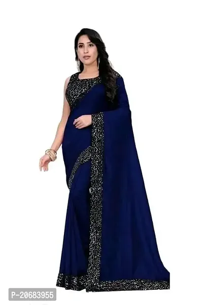 FLOURIOUS Araina Fashion Bollywood Style Designed Sequence Lace Saree With Velvet Unstitched Blouse