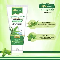 AyurEver Neem  Tulsi Face Wash Enriched With Vitamin E | For Glowing, Smooth, Healthy  Fairness | Face Wash (2x100ml) Pack of 2-thumb3