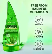 AYUREVER 99% Pure Aloe Vera Gel - Skin and Hair - No Parabens, Silicones, Mineral Oil, Color, Synthetic Fragrance-thumb1