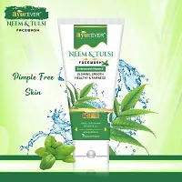 AyurEver Neem  Tulsi Face Wash Enriched With Vitamin E | For Glowing, Smooth, Healthy  Fairness | Face Wash (2x100ml) Pack of 2-thumb1