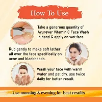 AyurEver 100% Natural Vitamin C Skin Brightening Face Wash (100ml) Pack of 3-thumb4